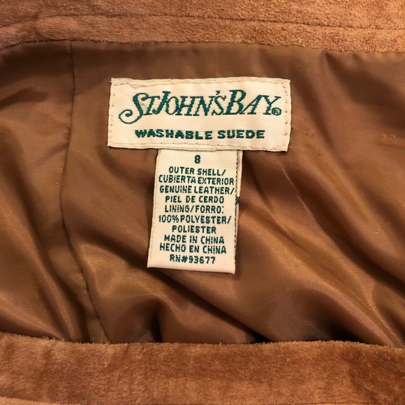 Vintage Genuine Suede Maxi Skirt - Picture 7 of 7